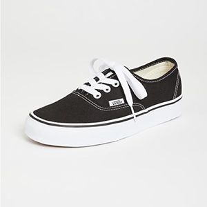 Black Lace-Up Vans Women’s size 9.5